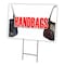 Signmission Handbags Yard Sign & Stake outdoor plastic coroplast window, C-1216 Handbags C-1216 Handbags - alternate 1